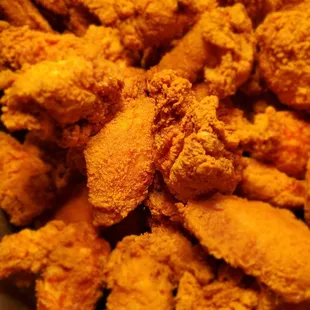 a bowl of fried chicken