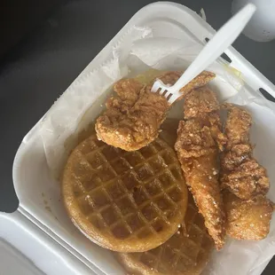 Chicken and Waffles