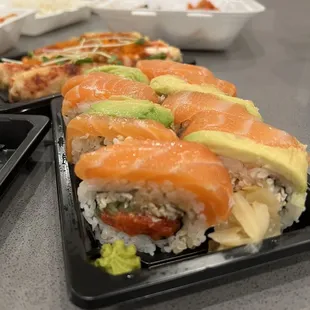 sushi, sushi and sashimi, food, sashimi