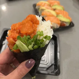 sushi and sashimi, sashimi, sushi, food