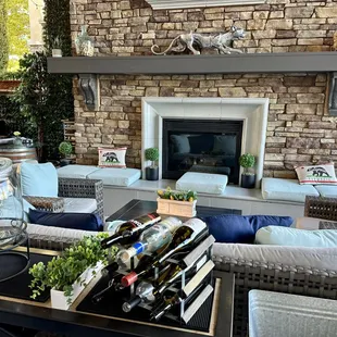 The Fireplace is for the perfect date or nightly winddown