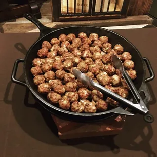 Smoked Meatball appetizer