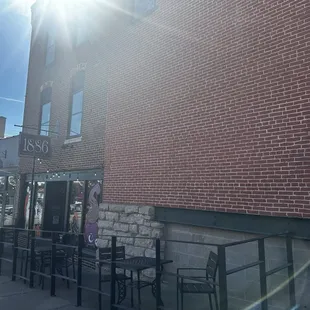 Outside view of 1886