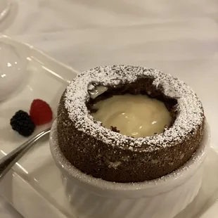 Chocolate soufflé