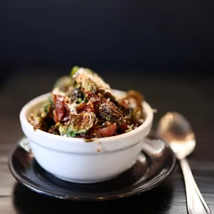 a bowl of food on a plate