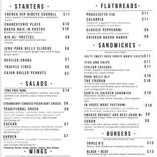 New menu, new name. The 1918 (previously the Palm River Oasis).