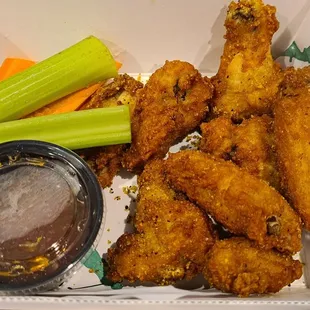 Chicken Wing App - lemon pepper seasoning