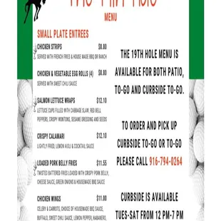 Current Menu 10.10.2020