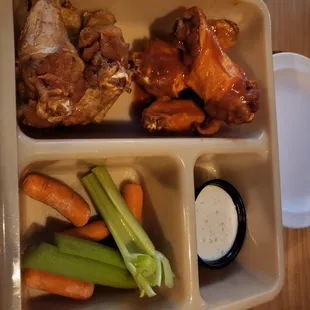 Wings - naked and hot