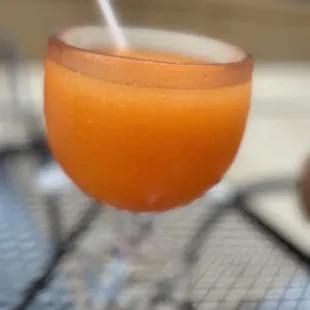 Peach frozen Margarita  Balanced-not too sweet