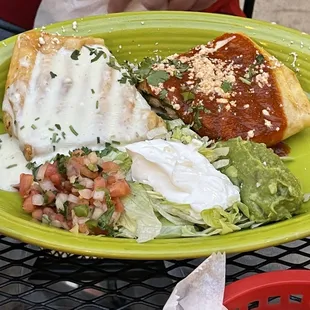 Chimichanga Poblana Fresh and flavorful-not deep fried