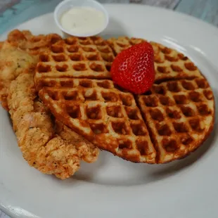 Chicken &amp; Waffles