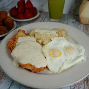 Chicken Fried Steak W/ Two Eggs Any way