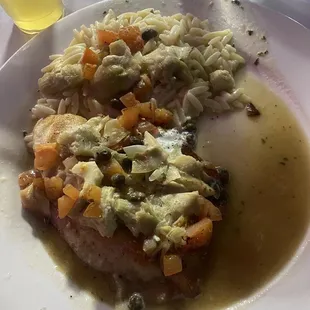 Pan seared tilapia