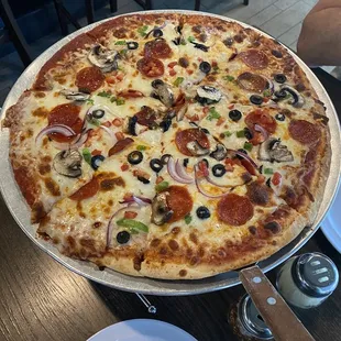 Veggie with pepperoni