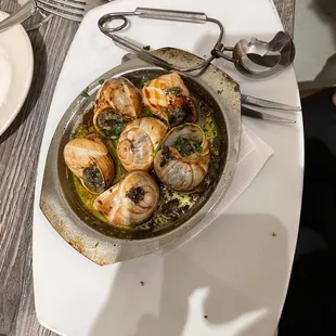 Snails. They were succulent.