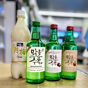 Soju and Makgeolli