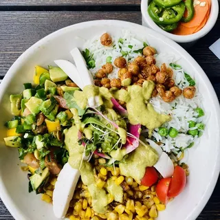 Vegan Smoky Poblano Bowl**