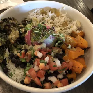 Vegan Mediterranean Fusion Bowl