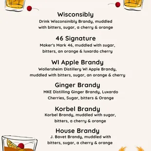 Signature Old Fashioneds