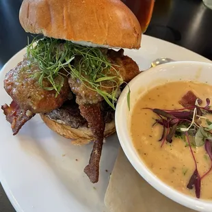 Burger of the Month Hidden Valley Pickle Burger