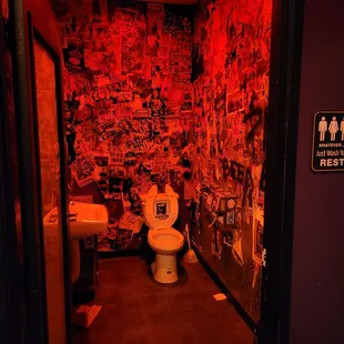 Bathroom #2 - enter at your own risk! (dub in spooky laughter)