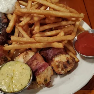 a plate of food