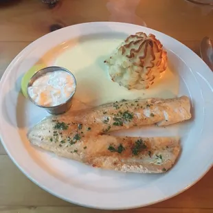 Fresh Walleye special--a Wisconsin classic