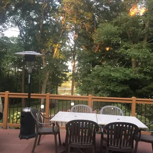 outside