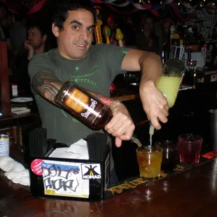 BEST bartender ever.....friday and saturday nights