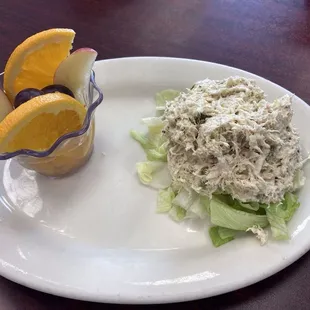Chicken Salad with Fruit Cup
