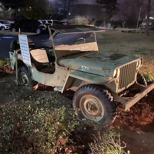 an old jeep