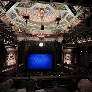 the stage and auditorium