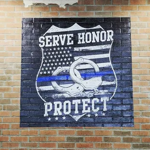 We support our police officers
