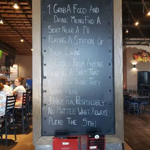 This meets you as you walk in.