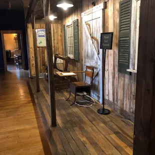 a view of the interior of the cabin