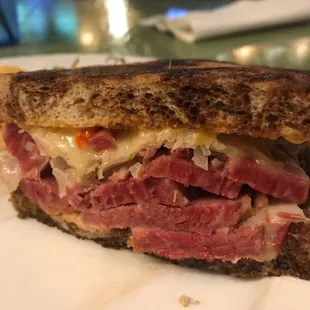 The Reuben - made in house; melts in your mouth.