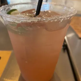 Blood orange, mango margarita