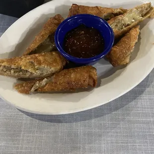 Boudin eggrolls
