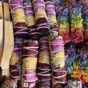 Chakra sage, Palo Santo, smudge sticks