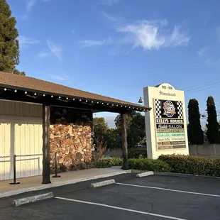 outside