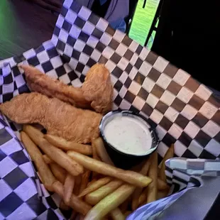 Doc Brown Chicken Tenders &amp; Marty McFly fries