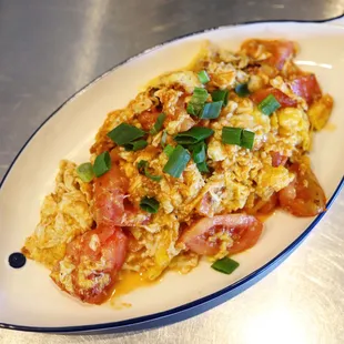 Tomato Scrambled Egg (Vegetarian) 番茄炒鸡蛋