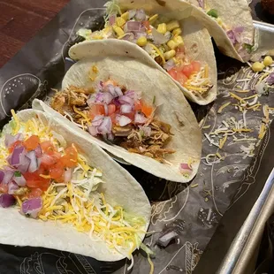 Caribbean Jerk Chicken Tacos // 3 Chicken Tacos // pork taco