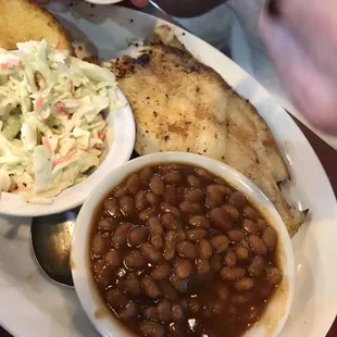 Grilled fish. They don't really have descriptions of their dishes, so I have no idea what kind.