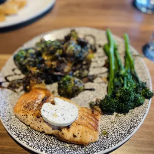 Atlantic Salmon, Brussel Sprouts, Broccollini