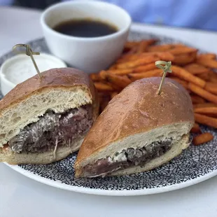 Prime Rib Dip Sandwich