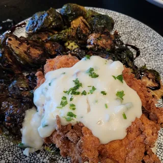 Rosemary Brined Buttermilk Fried Chicken