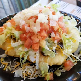 fry bread taco minus the meat