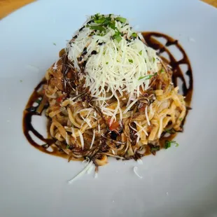 Bison bolognese, my love. Our absolute fave house made pasta